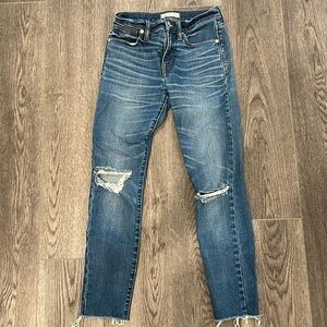 Madewell 9” High Riser Skinny Skinny Crop